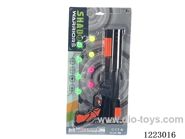 Dual-use softball gun -EVA ball