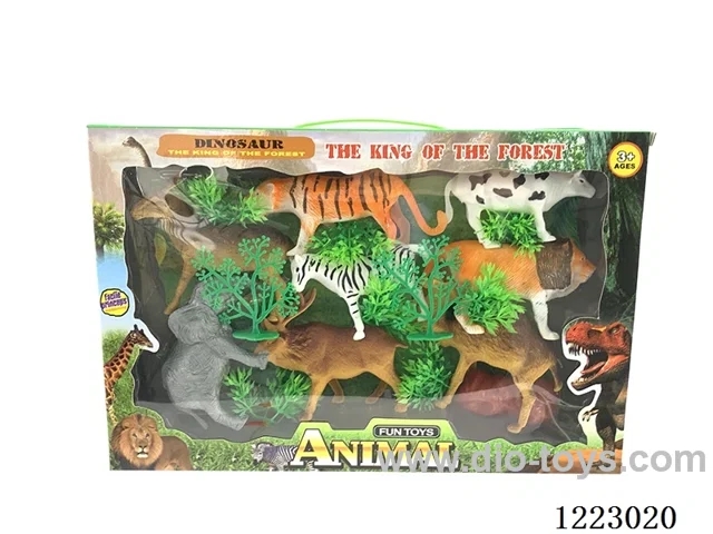 8 PCS animal set
