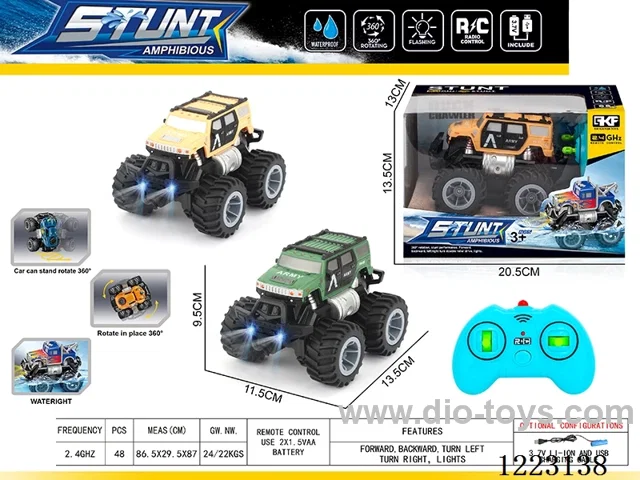 2.4G rc car with light included battery