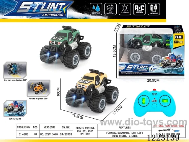 2.4G rc car with light included battery