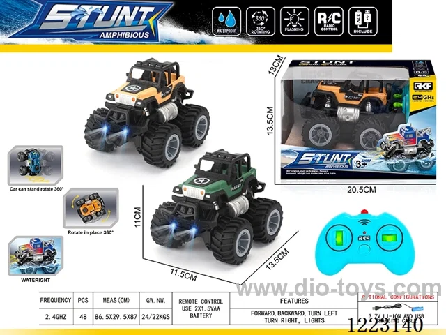 2.4G rc car with light included battery