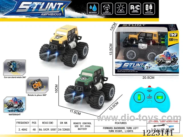 2.4G rc car with light included battery