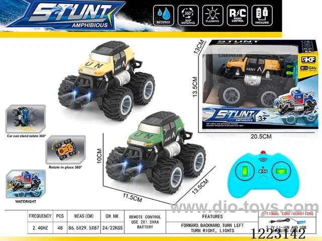 2.4G rc car with light included battery