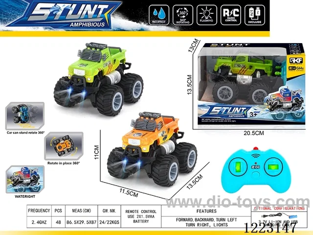 2.4G rc car with light included battery