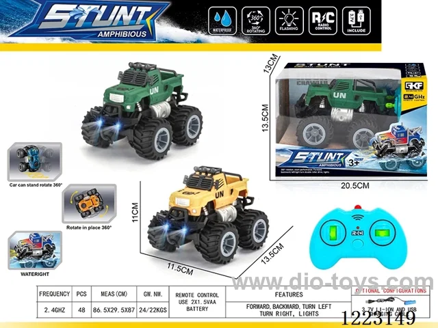 2.4G rc car with light included battery