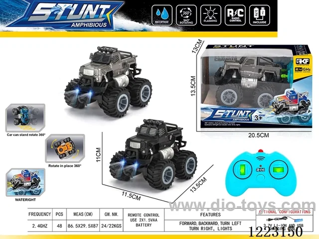 2.4G rc car with light included battery