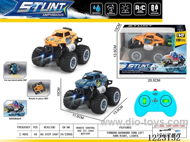 2.4G rc car with light included battery