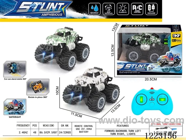 2.4G rc car with light included battery