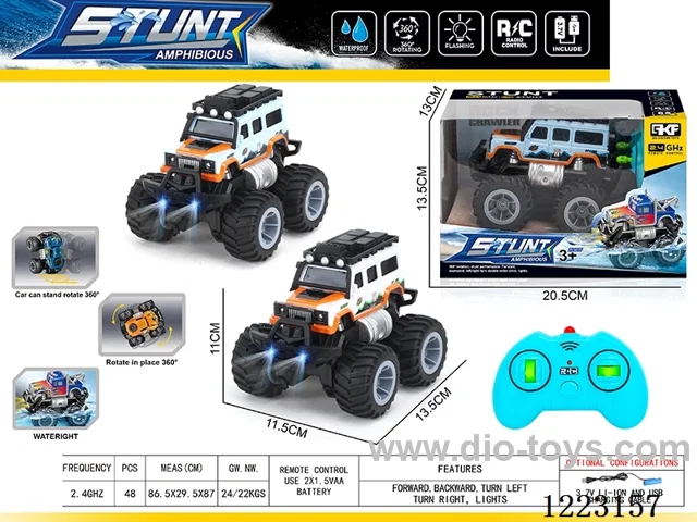 2.4G rc car with light included battery