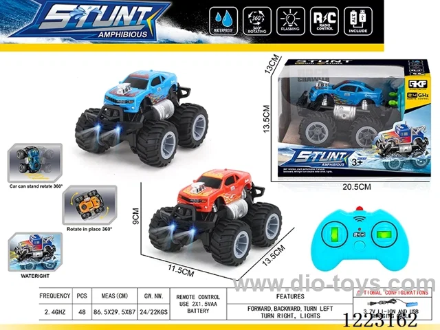 2.4G rc car with light included battery