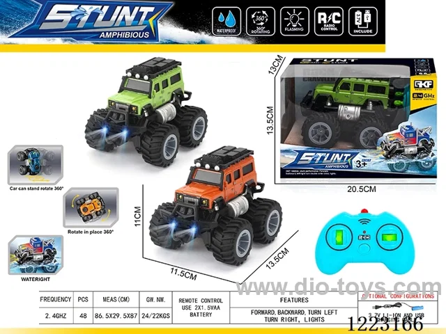 2.4G rc car with light included battery