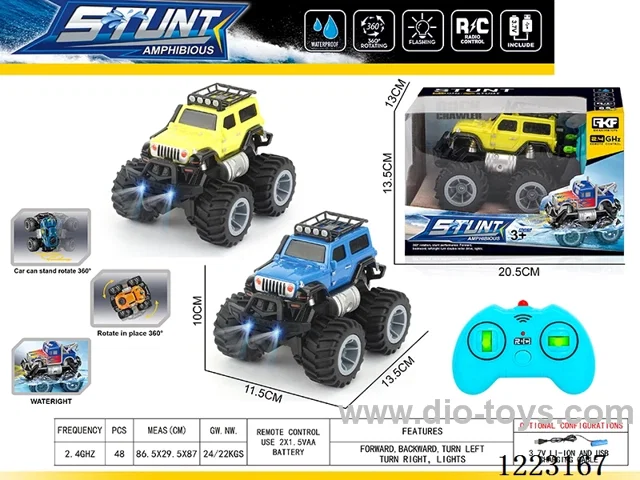 2.4G rc car with light included battery