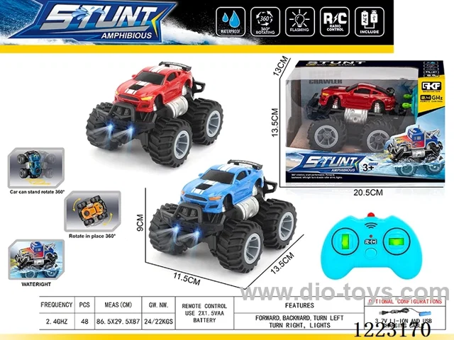 2.4G rc car with light included battery
