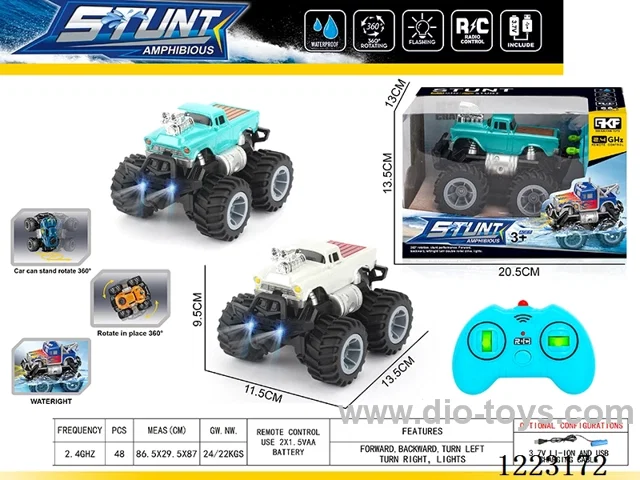 2.4G rc car with light included battery