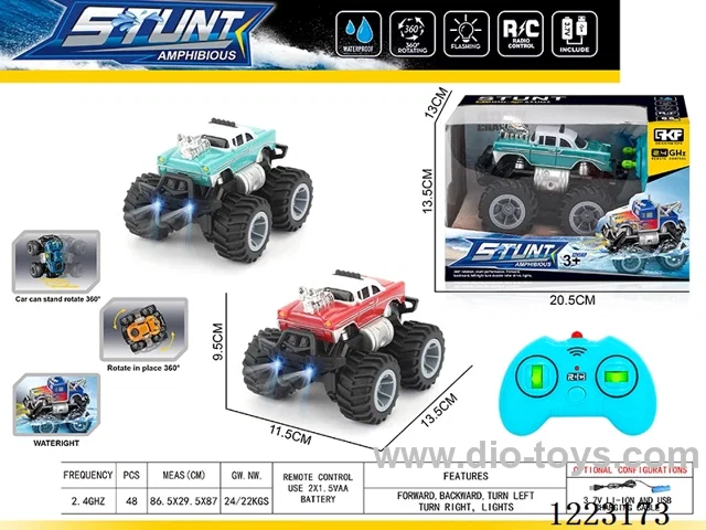 2.4G rc car with light included battery