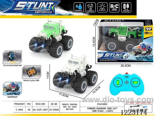 2.4G rc car with light included battery