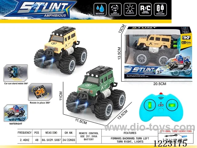 2.4G rc car with light included battery