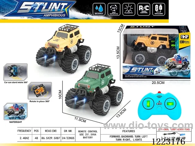 2.4G rc car with light included battery