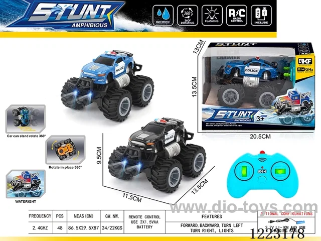 2.4G rc car with light included battery