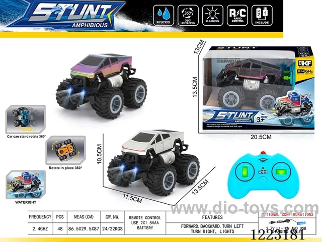 2.4G rc car with light included battery