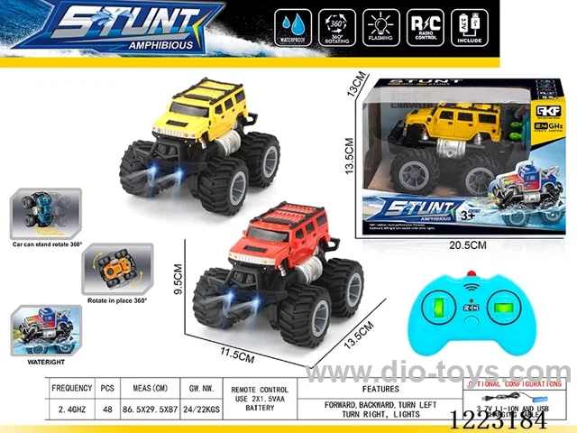 2.4G rc car with light included battery