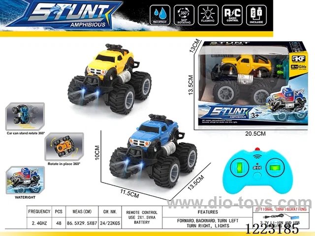 2.4G rc car with light included battery