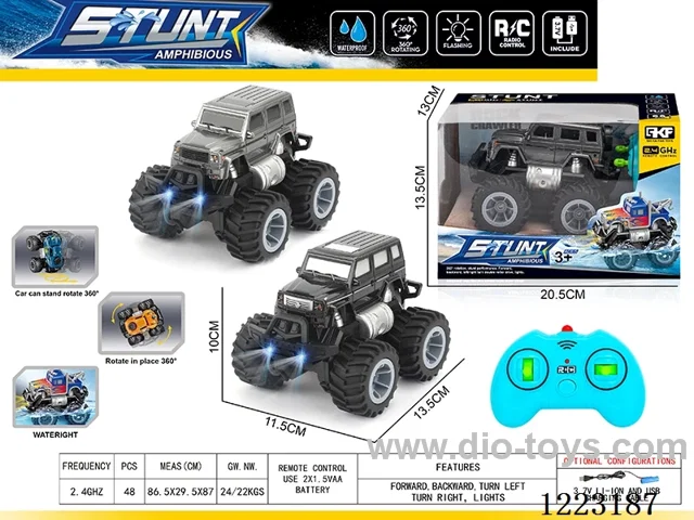 2.4G rc car with light included battery