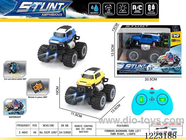2.4G rc car with light included battery