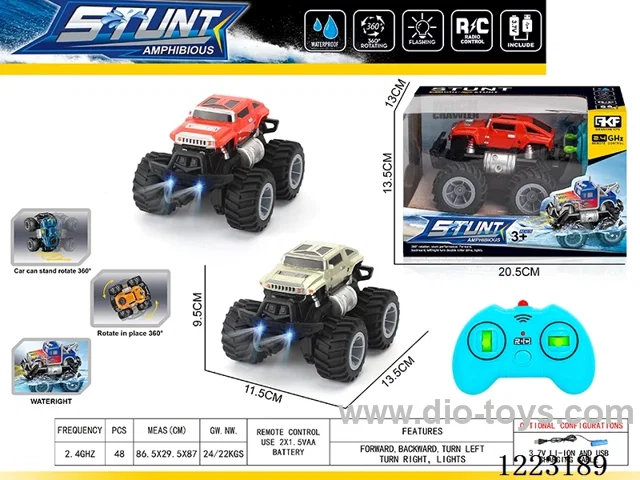2.4G rc car with light included battery