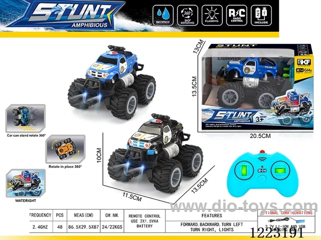 2.4G rc car with light included battery