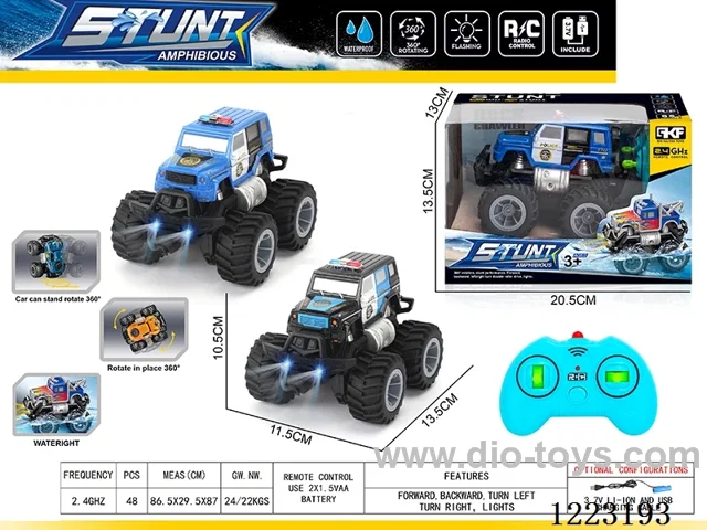 2.4G rc car with light included battery