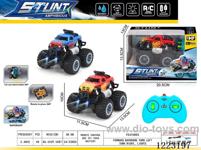 2.4G rc car with light included battery