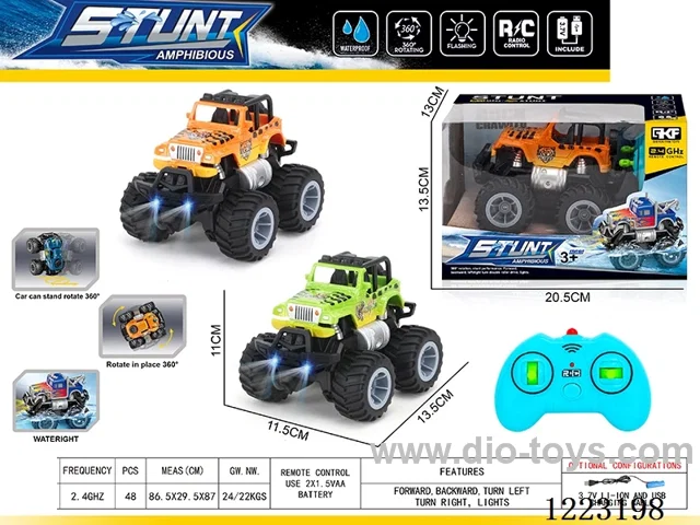 2.4G rc car with light included battery
