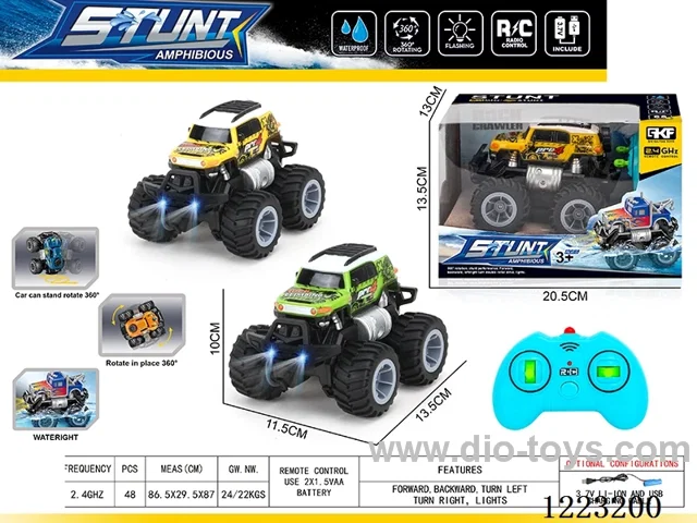 2.4G rc car with light included battery