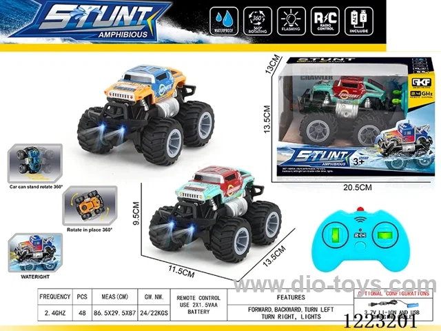 2.4G rc car with light included battery