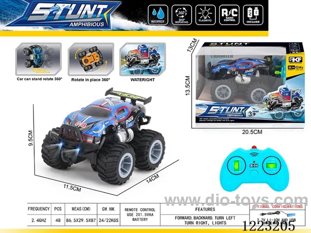2.4G rc car with light included battery