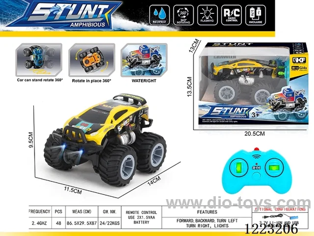 2.4G rc car with light included battery
