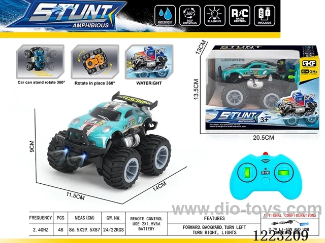 2.4G rc car with light included battery