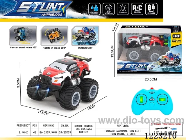 2.4G rc car with light included battery