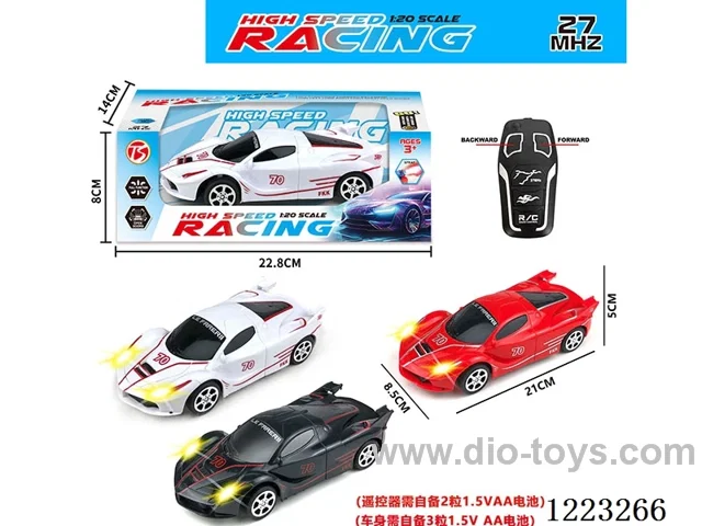 2ch Ferrari rc car with light not included battery