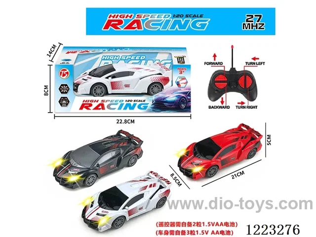 4ch Lamborghini rc car with light not included battery