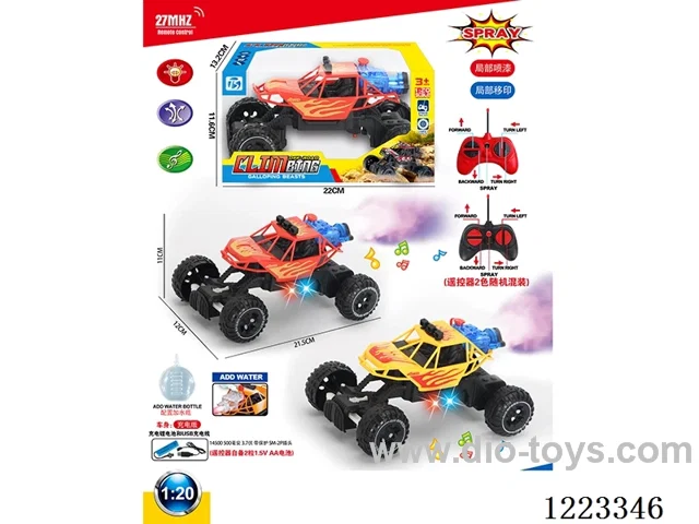 5ch rc car W L/M/spray included battery