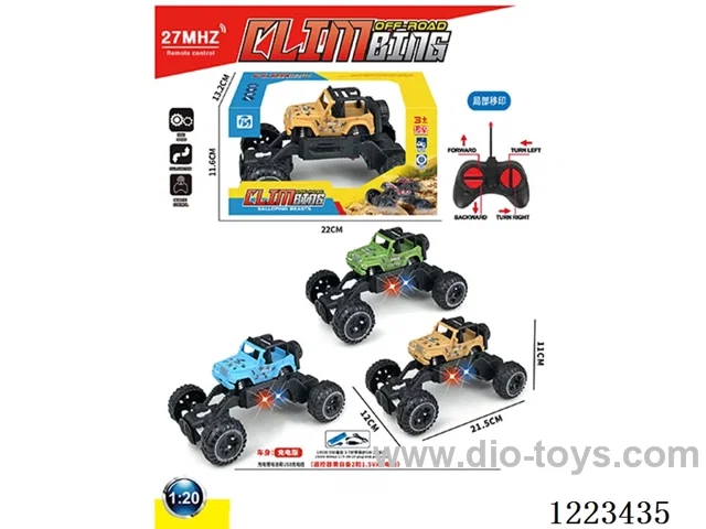 4ch Wrangler rc car with light included battery