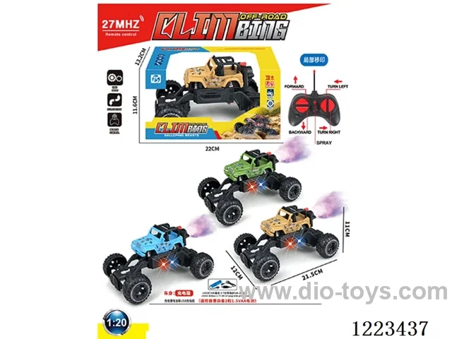 5ch wrangler rc car W L/spray included battery