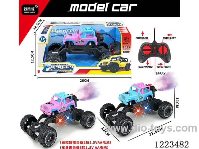 5ch wrangler rc car W L/spray not included battery