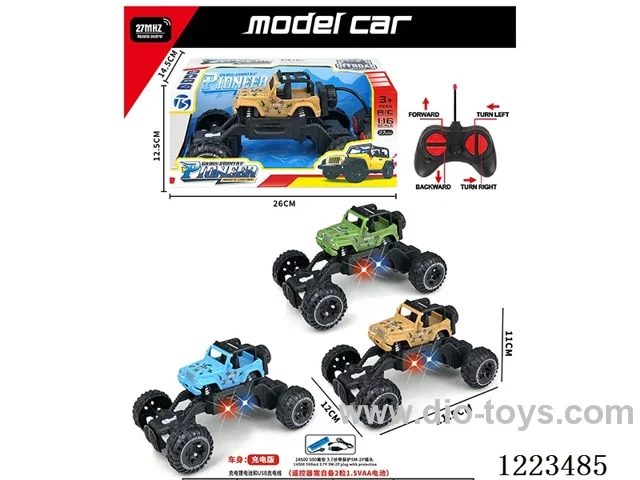 4ch Wrangler rc car with light included battery