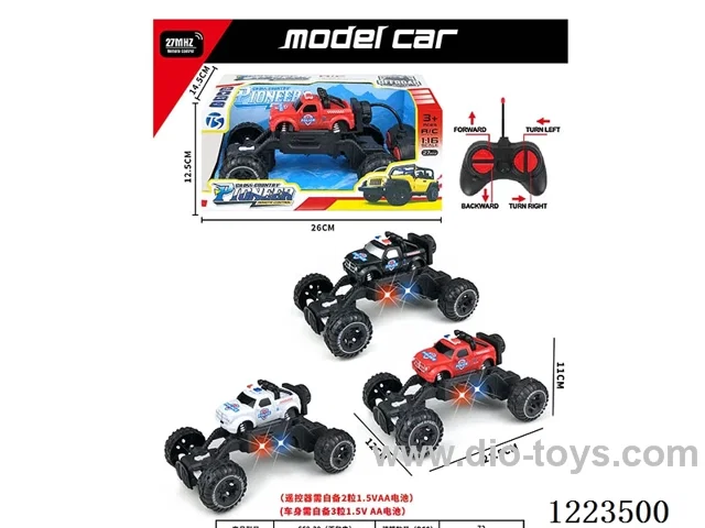 4ch rc police car with light not included battery