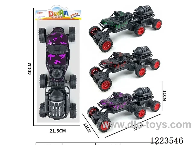 6-wheel inertia car