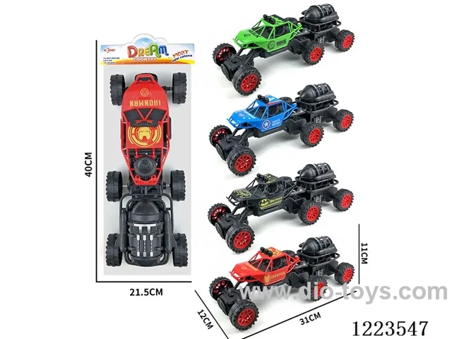 6-wheel free wheel car