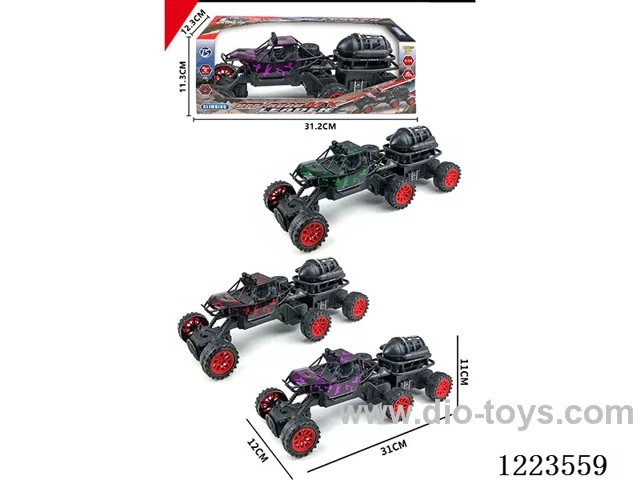 6-wheel free wheel car